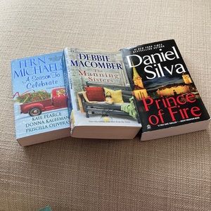 Lot of 3 NEW books from best selling authors F.MICHAELS, DEBBIE MACOMBER,D SILVA